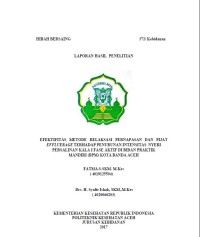 Image of Efektifitas Metode Relaksasi Pernapasan Dan Pijat Effluerage Terhadap Penurunan Intensitas Nyeri Persalinan Kala I Fase Aktif Di Bidan Praktik Mandiri (BPM) Kota Banda Aceh