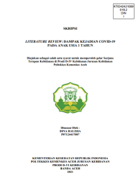 Image of LITERATURE REVIEW: DAMPAK KEJADIAN COVID-19 PADA ANAK USIA 1 TAHUN
