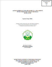 Image of ASUHAN KEBIDANAN PADA IBU HAMIL NY. A DI GAMPONG PUNGE JURONG KECAMATAN MEURAXA BANDA ACEH