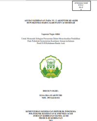 Image of ASUHAN KEBIDANAN PADA NY. E AKSEPTOR KB AKDR DI PUSKESMAS DARUL KABUPATEN ACEH BESAR