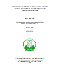 Image of GAMBARAN KONSUMSI MUTU PROTEIN DAN PERTUMBUHAN PADA BALITA DIDESA BUKIT TEUMPEUN KECAMATAN DARUL FALAH ACEH TIMUR
