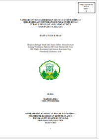 Image of GAMBARAN STATUS KEBERSIHAN GIGI DAN MULUT DITINJAU DARI KEBIASAAN MENYIKAT GIGI PADA MURID KELAS  IV DAN V SDN 13 JAYA KECAMATAN JAYA KABUPATEN ACEH JAYA