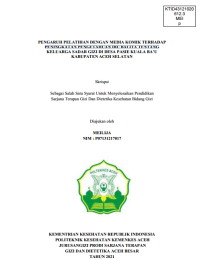 Image of PENGARUH PELATIHAN DENGAN MEDIA KOMIK TERHADAP PENINGKATAN PENGETAHUAN IBU BALITA TENTANG KELUARGA SADAR GIZI DI DESA PASIE KUALA BA’U KABUPATEN ACEH SELATAN
