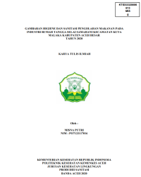 Image of GAMBARAN TINGKAT PENGETAHUAN TENTANG PANGAN YANG
BERGIZI, BERAGAM DAN AMAN PADA SISWA DARUSSA’ADAH 
TEUPIN RAYA KECAMATAN GLUMPANG TIGA 
KABUPATEN PIDIE