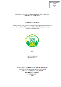 Image of GAMBARAN MENGUNYAH BUAH JAMBU BIJI TERHADAP PENURUNAN SKOR PLAK