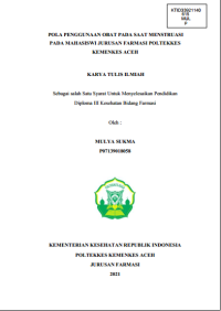 Image of POLA PENGGUNAAN OBAT PADA SAAT MENSTRUASI PADA MAHASISWI JURUSAN FARMASI POLTEKKES KEMENKES ACEH
