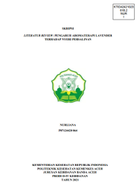 Image of LITERATUR REVIEW: PENGARUH AROMATERAPI LAVENDER TERHADAP NYERI PERSALINAN