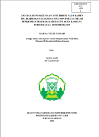 Image of GAMBARAN PENGGUNAAN ANTI BIOTIK PADA PASIEN BALITADENGAN DIAGNOSA ISPA NON PNEUMONIA DI PUSKESMAS SEKERAK KABUPATEN ACEH TAMIANG PERIODE JULI- DESEMBER 2019