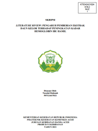 Image of LITERATURE RIVIEW: PENGARUH PEMBERIAN EKSTRAK DAUN KELOR TERHADAP PENINGKATAN KADAR HEMOGLOBIN IBU HAMIL