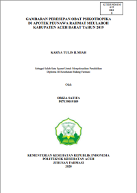 Image of GAMBARAN PERESEPAN OBAT PSIKOTROPIKA DI APOTEK PEUNAWA RAHMAT MEULABOHKABUPATEN ACEH BARAT TAHUN 2019