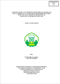 Image of FAKTOR-FAKTOR YANG MEMPENGARUHI PERILAKU KESEHATAN PADA SANTRIWATI SAAT MENSTRUASI DI PONDOK PESANTREN RUHUL ISLAM ANAK BANGSA (RIAB) MATA IE KABUPATEN ACEH BESAR TAHUN 2023