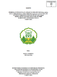 Image of PERBEDAAN PENGGUNAAN ATRAKTAN JERAMI PADI (Oryza sativa), GULA MERAH DAN CABAI MERAH (Capsicum annum) DALAM OVITRAP TERHADAP JUMLAH TELUR Aedes aegypti DI DESA LHUNG ASAN KECAMATAN BLANG PIDIE KABUPATEN ACEH BARAT DAYA TAHUN 2021