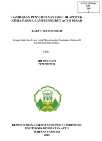 Image of GAMBARAN PENYIMPANAN OBAT DI APOTEK KIMIA FARMA LAMPEUNEURUT ACEH BESAR