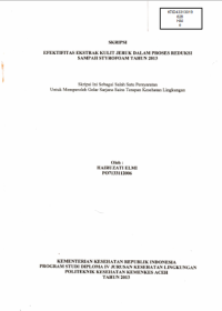 Image of Efektifitas Ekastrak Kulit Jeruk Dalam Proses Reduksi Sampah Styrofoam Tahun 2013