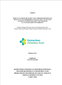 Image of Hubungan Ibu Hamil Pada Trisemester Pertama Dengan Status Kebersihan Gigi dan Mulut Pada Poli Kandungan di Rumah Sakit Daerah dr. Fauziah Kabupaten Bireuen