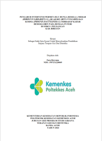 Image of Pengaruh Intervensi Permen Jelly Rosella Merah (Hibiscus Sabdariffa L), Buah Bit (Beta Vulgaris dan Kurma (Phoenix Dactylifera L) Terhadap Kadar Hemoglobin Pada Remaja Putri Di SMKN 1 Peusangan Kab Bireun