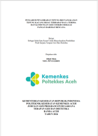 Image of Pengaruh Penambahan Tepung Biji Nangka dan Tepung Kacag Hijau Terhadap Daya Terima Dan Kandungan Gizi Cookies Sebagai Pangan Darurat Bencana