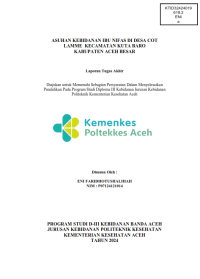 Image of ASUHAN KEBIDANAN IBU NIFAS DI DESA COT LAMME  KECAMATAN KUTA BARO KABUPATEN ACEH BESAR