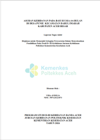 Image of ASUHAN KEBIDANAN PADA BAYI H USIA 4-6 BULAN DI DESA PUNIE  KECAMATAN DARUL IMARAH KABUPATEN ACEH BESAR