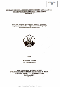 Image of UJI MORTALITAS EKSTRAK ETANOL HERBA SAMBILOTO(Andrographis paniculata (Burm. f. ) Wall. Ex Nees)(Ascaridia galli ) SECARA IN VITRO