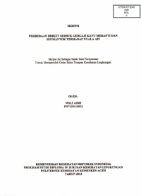 Image of Perbedaan Briket Serbuk Gergaji Kayu Meranti Dan Seumantok Terhadap Nyala Api