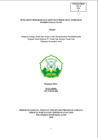 Image of PENGARUH MEROKOK DAN MINUMAN BERWARNA TERHADAP PEMBENTUKAN STAIN