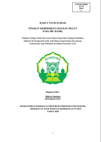 Image of TINGKAT KEBERSIHAN GIGI DAN MULUT PADA IBU HAMIL