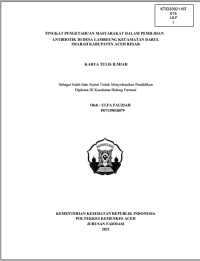 Image of TINGKAT PENGETAHUAN MASYARAKAT DALAM PEMILIHAN ANTIBIOTIK DI DESA LAMREUNG KECAMATAN DARUL IMARAH KABUPATEN ACEH BESAR