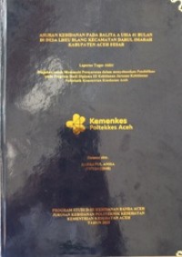 Image of ASUHAN KEBIDANAN PADA BALITA A USIA 41 BULAN DI DESA LHEU BLANG KECAMATAN DARUL IMARAH KABUPATEN ACEH BESAR