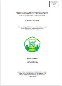 Image of GAMBARAN PENGETAHUAN MASYARAKAT TENTANG BERKUMUR-KUMUR DENGAN AIR GARAM HANGAT DALAM MENURUNKAN NYERI SAKIT GIGI