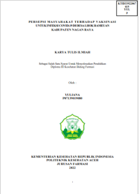 Image of PERSEPSI MASYARAKAT TERHADAP VAKSINASI UNTUK INFEKSI COVID-19 DI DESA LHOK RAMEUAN KABUPATEN NAGAN RAYA
