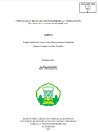 Image of PEMANFAATAN TEMPE DALAM PENGEMBANGAN PUDING TEMPE INSTAN SEBAGAI PANGAN FUNGSIONAL