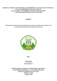 Image of HUBUNGAN MEROKOK DENGAN STATUS KARIES GIGI PADA MASYARAKAT USIA 36-45 TAHUN DI GAMPONG LAMPASEH ACEH KECAMATAN MEURAXAKOTA BANDA ACEH