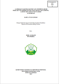 Image of GAMBARAN FAKTOR-FAKTOR YANG MEMPENGARUHI PERILAKU SWAMEDIKASI PADA MASYARAKAT DI GAMPONG LAMCEU KECAMATAN KUTA BARO ACEH BESAR
