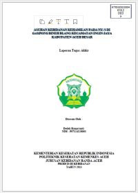 Image of ASUHAN KEBIDANAN KEHAMILAN PADA NY. S DI GAMPONG BINEH BLANG KECAMATAN INGIN JAYA
KABUPATEN ACEH BESAR