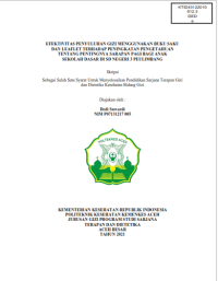 Image of EFEKTIVITAS PENYULUHAN GIZI MENGGUNAKAN BUKU SAKU
DAN LEAFLET TERHADAP PENINGKATAN PENGETAHUAN 
TENTANG PENTINGNYA SARAPAN PAGI BAGI ANAK SEKOLAH DASAR DI SD NEGERI 3 PEULIMBANG