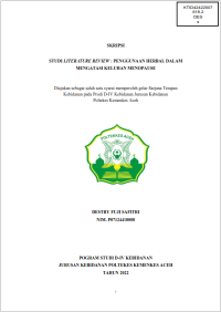 Image of STUDI LITERATURE REVIEW : PENGGUNAAN HERBAL DALAM MENGATASI KELUHAN MENOPAUSE