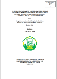 Image of PENGEMBANGAN MEDIA BUKU SAKU SEBAGAI MEDIA EDUKASI GIZI TENTANG PEMBERIAN MP-ASI TERHADAP PENGETAHUAN DAN SIKAP IBU BADUTA DI DESA BANDAR LAMPAHAN KECAMATAN TIMANG GAJAH BENER MERIAH