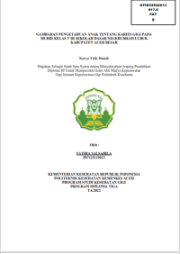 Image of GAMBARAN PENGETAHUAN ANAK TENTANG KARIES GIGI PADA MURID KELAS V DI SEKOLAH DASAR NEGERI DHAM LUBUK KABUPATEN ACEH BESAR