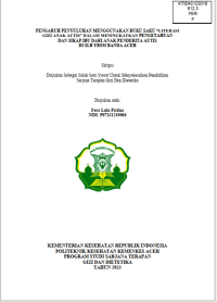 Image of PENGARUH PENYULUHAN MENGGUNAKAN BUKU SAKU “LITERASI GIZI ANAK AUTIS” DALAM MENINGKATKAN PENGETAHUAN DAN SIKAP IBU DARI ANAK PENDERITA AUTIS DI SLB YBSM BANDA ACEH