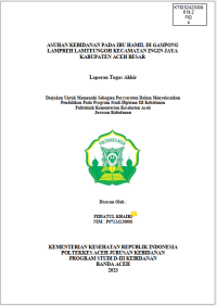 Image of ASUHAN KEBIDANAN PADA IBU HAMIL DI GAMPONG LAMPREH LAMTEUNGOH KECAMATAN INGIN JAYA
KABUPATEN ACEH BESAR