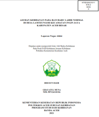 Image of ASUHAN KEBIDANAN PADA BAYI BARU LAHIR NORMAL DI DESA LAMTEUNGOH KECAMATAN INGIN JAYA KABUPATEN ACEH BESAR