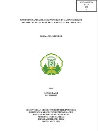 Image of GAMBARAN SANITASI LINGKUNGAN KOS DI GAMPONG RUKOH KECAMATAN SYIAH KUALA KOTA BANDA ACEH TAHUN 2022
