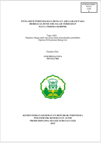 Image of PENGARUH PERENDAMAN DENGAN AIR GARAM PADA BERBAGAI JENIS UBI JALAR TERHADAP DAYA TERIMA KERIPIK