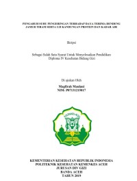 Image of PENGARUH SUHU PENGERINGAN TERHADAP DAYA TERIMA DENDENG JAMUR TIRAM SERTA UJI KANDUNGAN PROTEIN DAN KADAR AIR