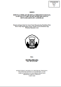 Image of HUBUNGAN PERILAKU IBU DENGAN PERSISTENSI GIGI PADA ANAK USIA 6-12 TAHUN DI SDN SEUMET KECAMATAN MONTASIK KABUPATEN ACEH BESAR