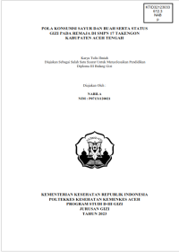 Image of PENGARUH EDUKASI GIZI MELALUI MEDIA BOOKLET TERHADAP PENINGKATAN PENGETAHUAN, SIKAP DAN PERILAKU TENTANG ANEMIA PADA REMAJA PUTRI DI SMP NEGERI 1 SIMPANG TIGA ACEH BESAR