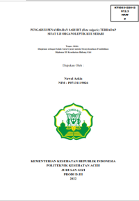 Image of PENGARUH PENAMBAHAN SARI BIT (Beta vulgaris) TERHADAP SIFAT UJI ORGANOLEPTIK KUE SERABI