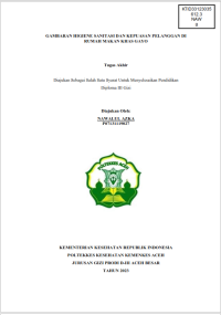 Image of GAMBARAN HIGIENE SANITASI DAN KEPUASAN PELANGGAN DI RUMAH MAKAN KHAS GAYO