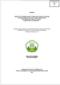 Image of HUBUNGAN INDEKS MASSA TUBUH (IMT) DENGAN KADAR HAEMOGLOBIN PADA IBU HAMIL TRIMESTER I DI PUSKESMAS DARUL IMARAH KABUPATEN ACEH BESAR